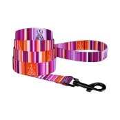 Поводок BronzeDog Urban West для собак, фиолетовый, 152×1.6 см