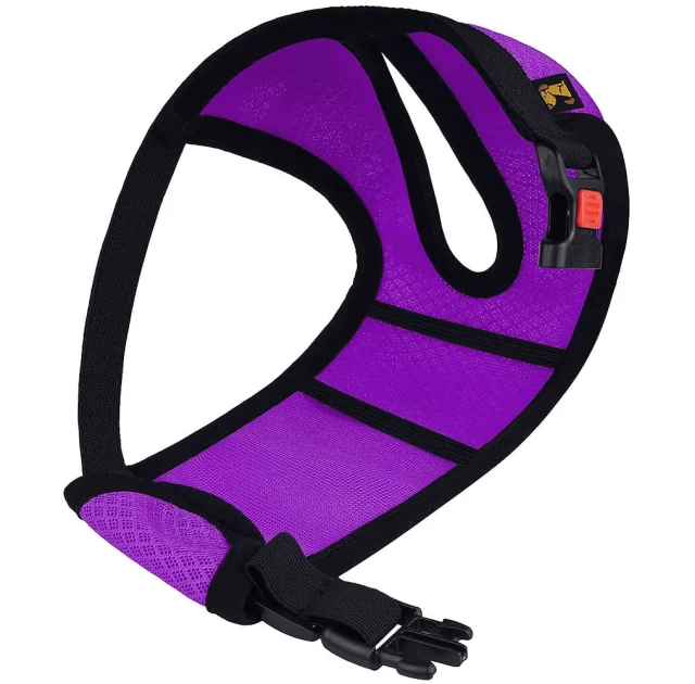 Трусы гигиенические BronzeDog Mesh для собак, нейлон с 3D сеткой, регулируемые, фиолетовый, S