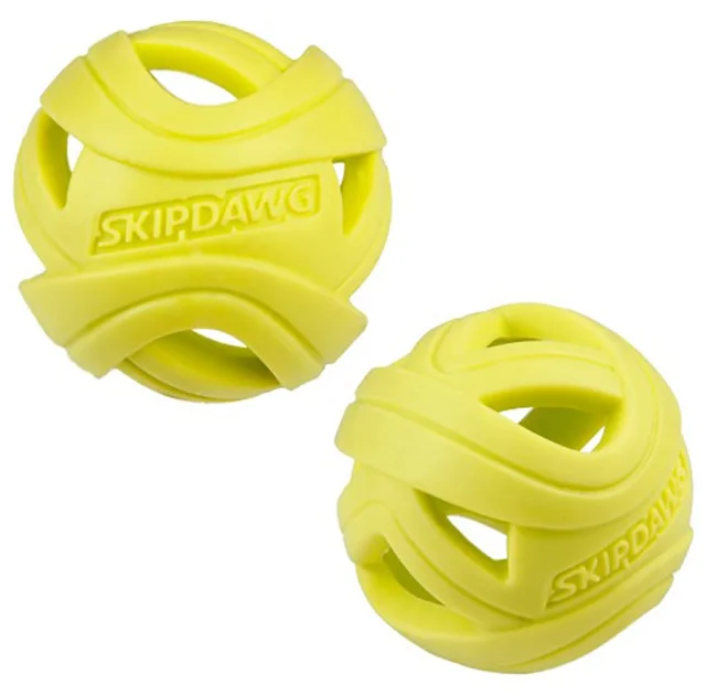 Набор мячей для собак BronzeDog Skipdawg TPR Breezy ball, для облегчения дыхания, 2 штуки по 7 см