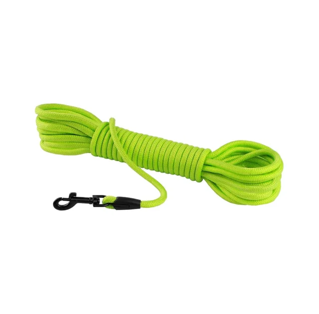 Тренировочный поводок BronzeDog Active для собак, салатовый, 1060×0.7 см