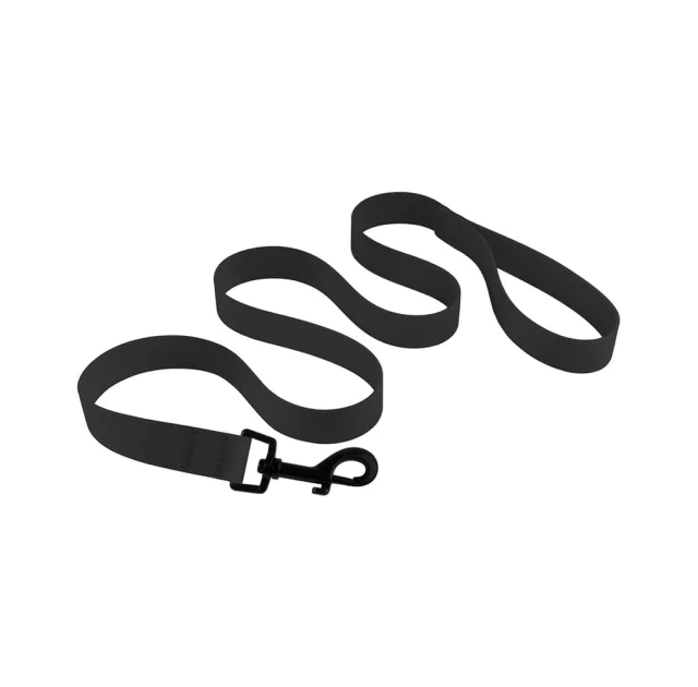 Поводок BronzeDog Active для собак, водоотталкивающий, защитное полимерное покрытие, чёрный, 250×2 см