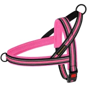 Шлея BronzeDog Mesh Скандинавская для собак, розовый, 32-38 см