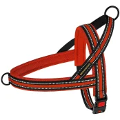 Шлея BronzeDog Mesh Скандинавская для собак, красный, 32-38 см