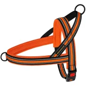 Шлея BronzeDog Mesh Скандинавская для собак, оранжевый, 68-82 см