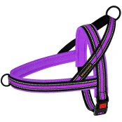 Шлея BronzeDog Mesh Скандинавская для собак, фиолетовый, 68-82 см