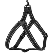 Шлея BronzeDog Active для собак, светоотражающий нейлон, чёрный, 45-60 см