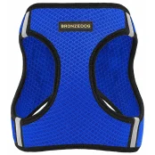 Шлея BronzeDog Mesh Vest для собак, сітчастий нейлон, синій, 20-24 см