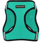 Шлея BronzeDog Mesh Vest для собак, сетчатый нейлон, ментоловый, 43-53 см