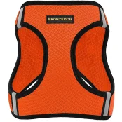 Шлея BronzeDog Mesh Vest для собак, сетчатый нейлон, оранжевый, 34-42 см