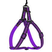 Шлея BronzeDog Mesh Стандарт для собак, сетчатый нейлон, фиолетовый, 57-73 см