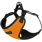 Шлея BronzeDog Sport для собак из неопрена, оранжевый, 40-46 см