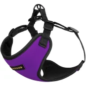 Шлея BronzeDog Sport для собак з неопрена, фіолетовий, 40-46 см