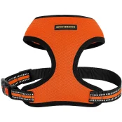 Шлея BronzeDog Mesh для собак мелких пород, сетчатый нейлон, оранжевый, 35-38 см