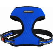 Шлея BronzeDog Mesh для собак мелких пород, сетчатый нейлон, синий, 35-38 см