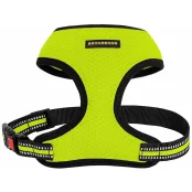 Шлея BronzeDog Mesh для собак мелких пород, сетчатый нейлон, лимонный, 28-33 см