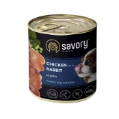 Вологий корм Savory Puppy Chicken&Rabbit для цуценят, курка з кроликом, 400 г