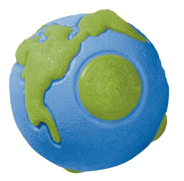 Іграшка для собак Planet Dog Orbee Ball м'яч середній, блакитний-зелений, 7 см