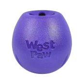 Игрушка для собак West Paw Rumbl Small Eggplant, для лакомств, фиолетовая, 8 см