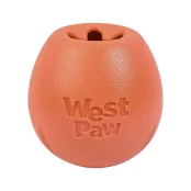 Игрушка для собак West Paw Rumbl Small Melon, для лакомств, оранжевая, 8 см