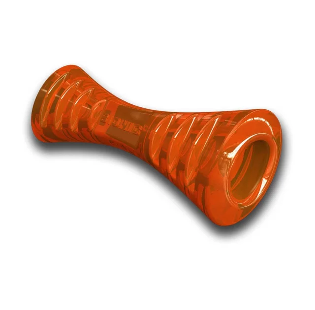 Игрушка Bionic Opaque Stick гантель большая, для собак 14-27 кг, оранжевая, 24.5×6.9×5.6 см