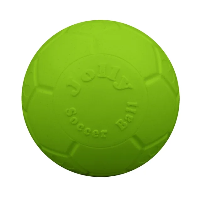 Игрушка Jolly Pets Soccer Ball мяч, для собак, зелёная, большая, 18 см