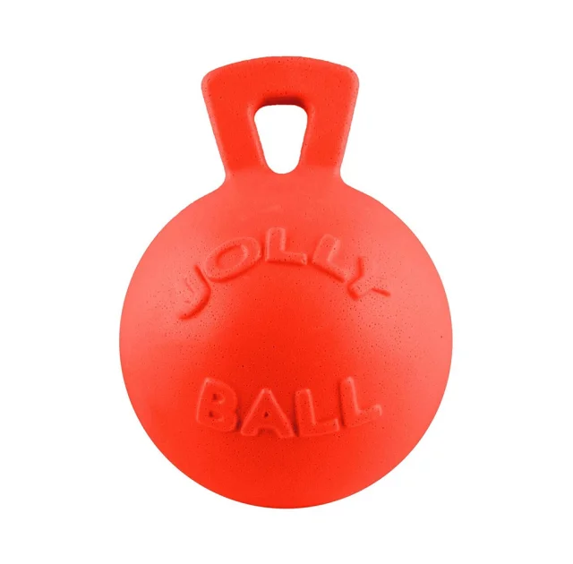 Игрушка Jolly Pets Tug-n-Toss гиря, малая, для собак до 9 кг, оранжевая, 12 см