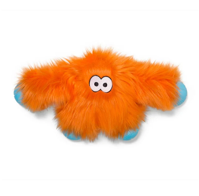 Іграшка-пищалка West Paw Jefferson Orange Fur, помаранчева, 17 см