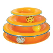 Іграшка-трек для кішок Petstages Вежа з м'ячиками, 25×15 см