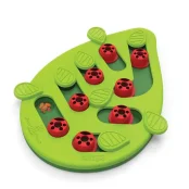 Интерактивная игрушка для кошек Nina Ottoson Buggin Out Puzzle & Play Головоломка, зелёная, 35×29.2×4.2 см