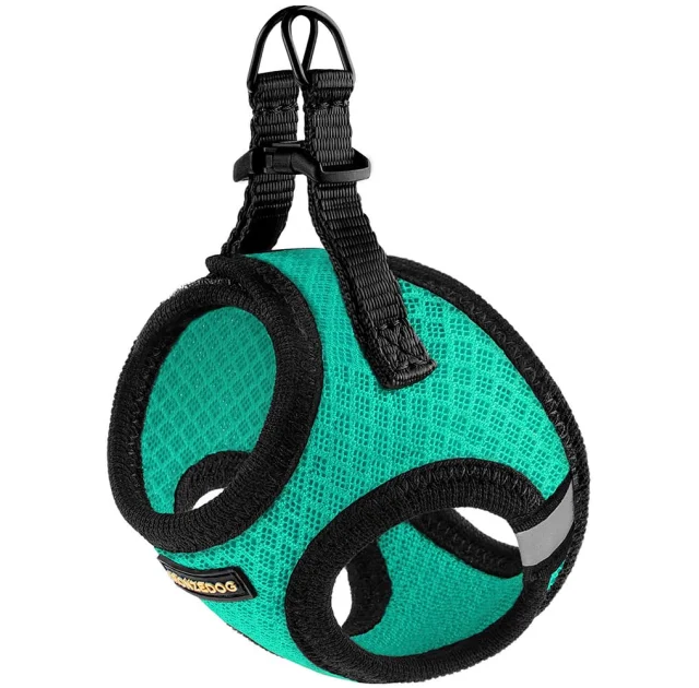 Шлея BronzeDog Mesh Vest для собак, сетчатый нейлон, ментоловый, 20-24 см