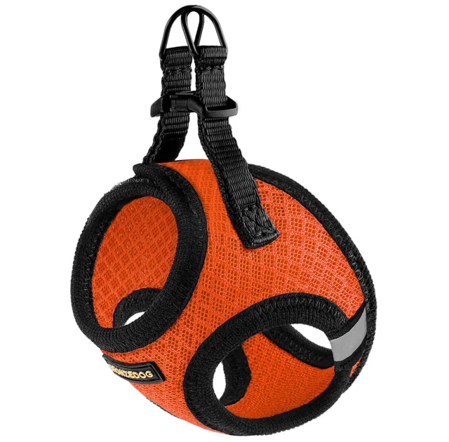 Шлея BronzeDog Mesh Vest для собак, сетчатый нейлон, оранжевый, 34-42 см