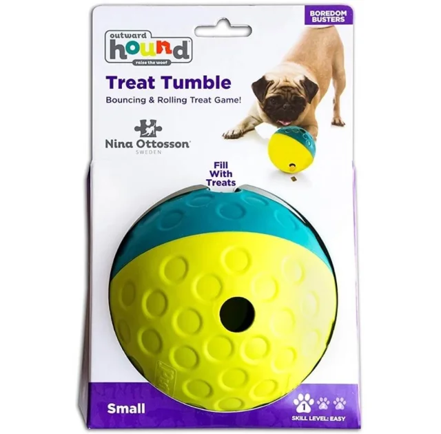 Игрушка для собак Nina Ottoson Treat Tumble Small мяч для лакомств, 12.7 см