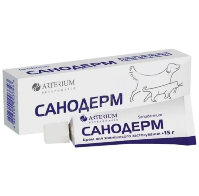 Крем Arterium Санодерм против воспалений, 15 г
