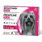 Краплі Boehringer Ingelheim Frontline TRI-ACT від бліх і кліщів для собак, XS, 2-5 кг, ціна за 1 піпетку(відкл)