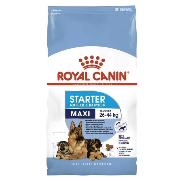 Сухой корм Royal Canin Maxi Starter для кормящих собак крупных пород, 15 кг