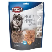 Лакомство Trixie 4 Meat Minis микс курица, утка, ягнёнок и лосось, для собак, 100 г, упаковка 4 шт