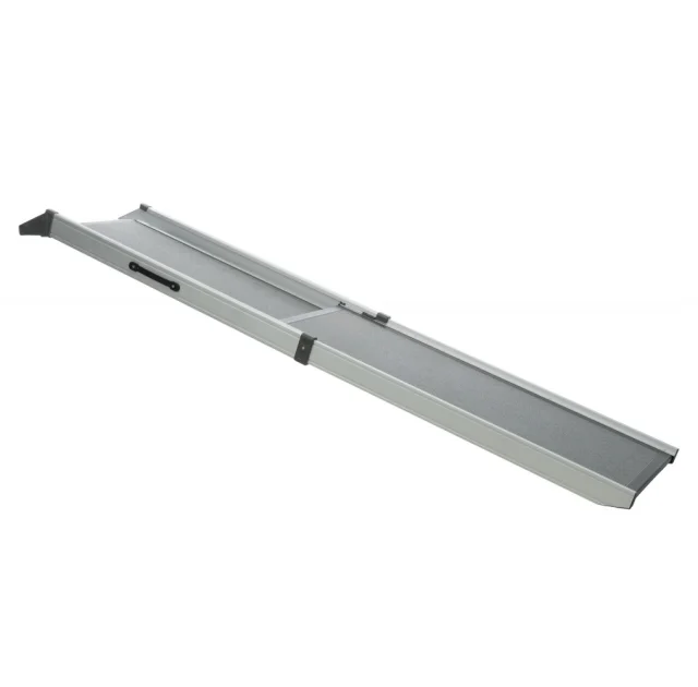 Пандус складной Trixie, для собак, 100-180×43 см, серый