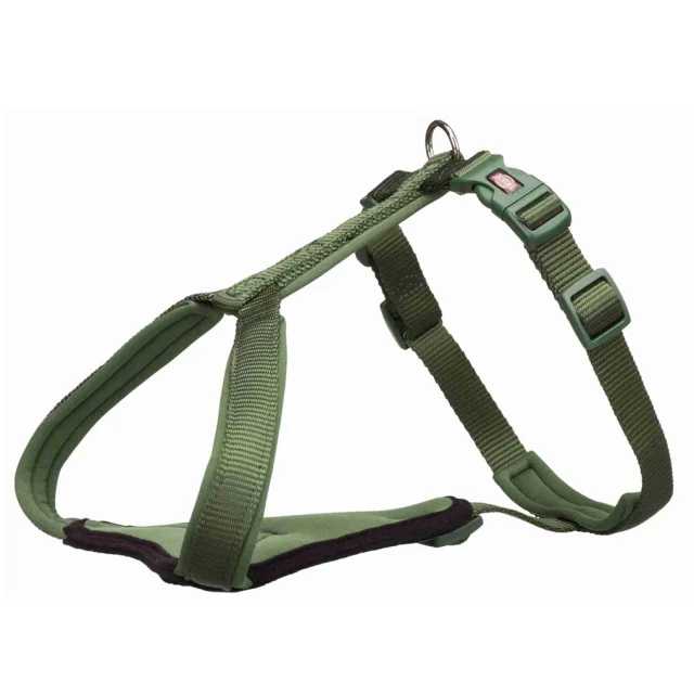 Шлея Trixie Premium Y-Harness для собак, 33-42 см, 10 мм, размер XS, лесной