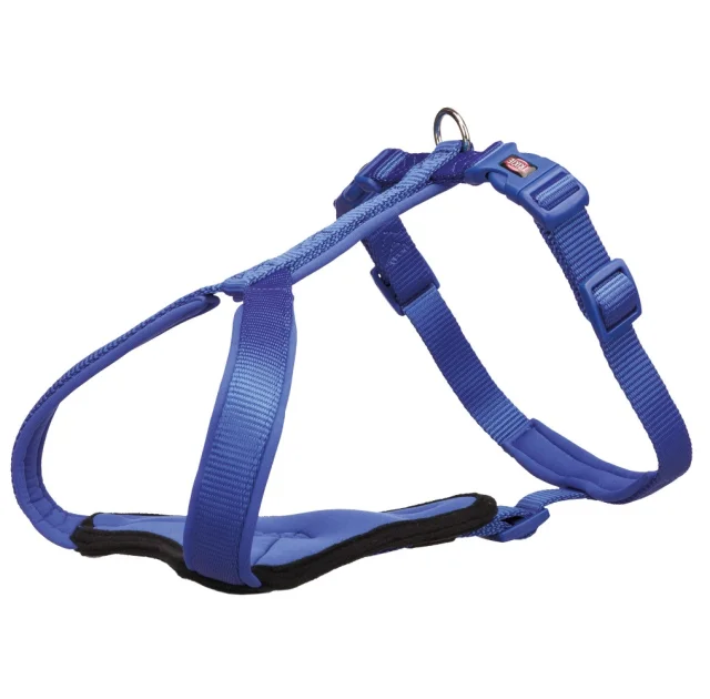 Шлея Trixie Premium Y-Harness для собак, 65-80 см, 20 мм, размер M-L, синий