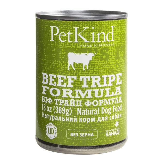 Консерва PetKind Beef Tripe Formula для собак, говядина/рубец, 369 г