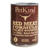 Консерва PetKind Red Meat Formula для собак, говядина/рубец/ягнёнок, 369 г