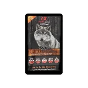 Напіввологий корм Alpha Spirit MultiProtein, свіже м'ясо і риба, для собак різного віку, гіпоалергенний, 200 г