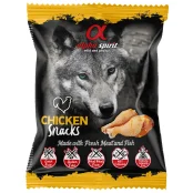 Напіввологі ласощі для собак Alpha Spirit DOG Snacks Chicken, кубики з куркою, 50 г