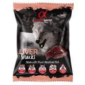 Напіввологі ласощі для собак Alpha Spirit DOG Snacks Liver, кубики з печінкою, 50 г
