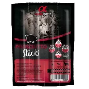 Напіввологі ласощі для собак Alpha Spirit DOG Sticks Prosciutto, палички з прошутто, 4 шт, 40 г