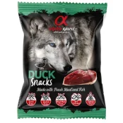 Напіввологі ласощі для собак Alpha Spirit DOG Snacks Duck, кубики з качкою, 50 г