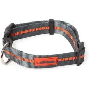 Нашийник DEXAS Off Leash для собак, нейлон, середній, 2.5 см/35.5-50.8 см, сірий-помаранчевий