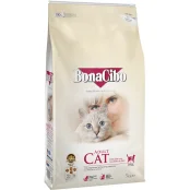Сухий корм BonaCibo Adult Cat Chicken&Rice для дорослих котів всіх порід, курка/анчоуси/рис, 5 кг