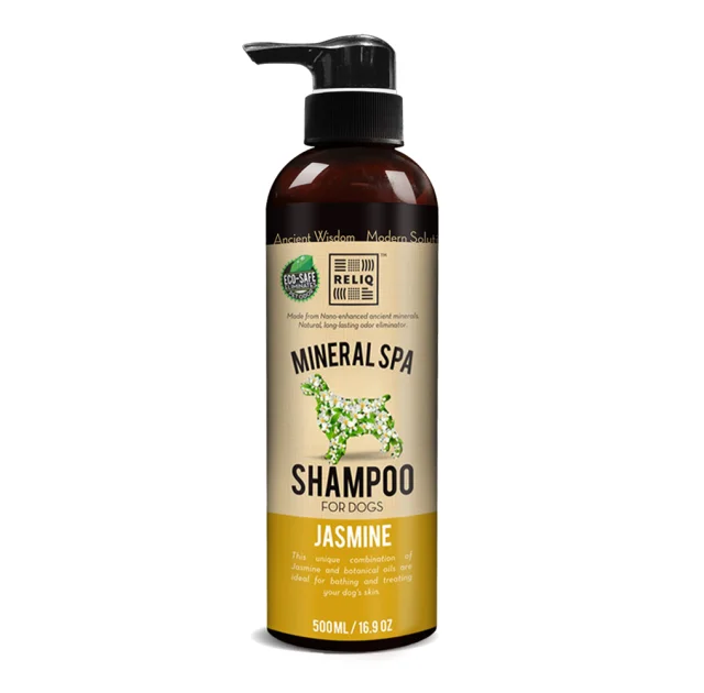 Шампунь RELIQ Mineral Spa Jasmine Shampoo с маслом жасмина, для собак, 500 мл