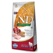 Низкозерновой сухой корм Farmina N&D, для собак гигантских пород, курица с гранатом, 12 кг